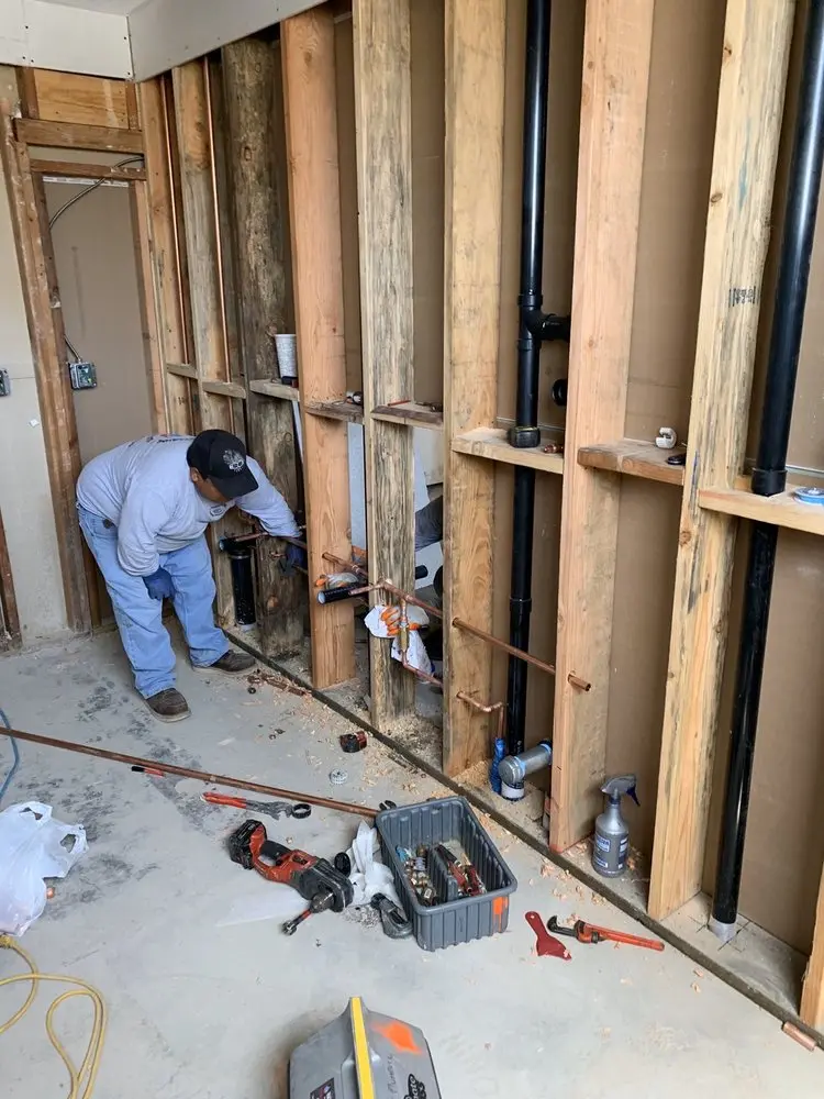 Commercial rough-in plumbing for Gas Line Repair in Rosenberg
